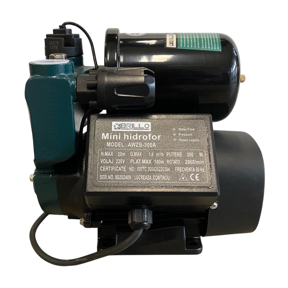 Mini hidrofor 370W, 1.8 mc/h, H refulare 20m