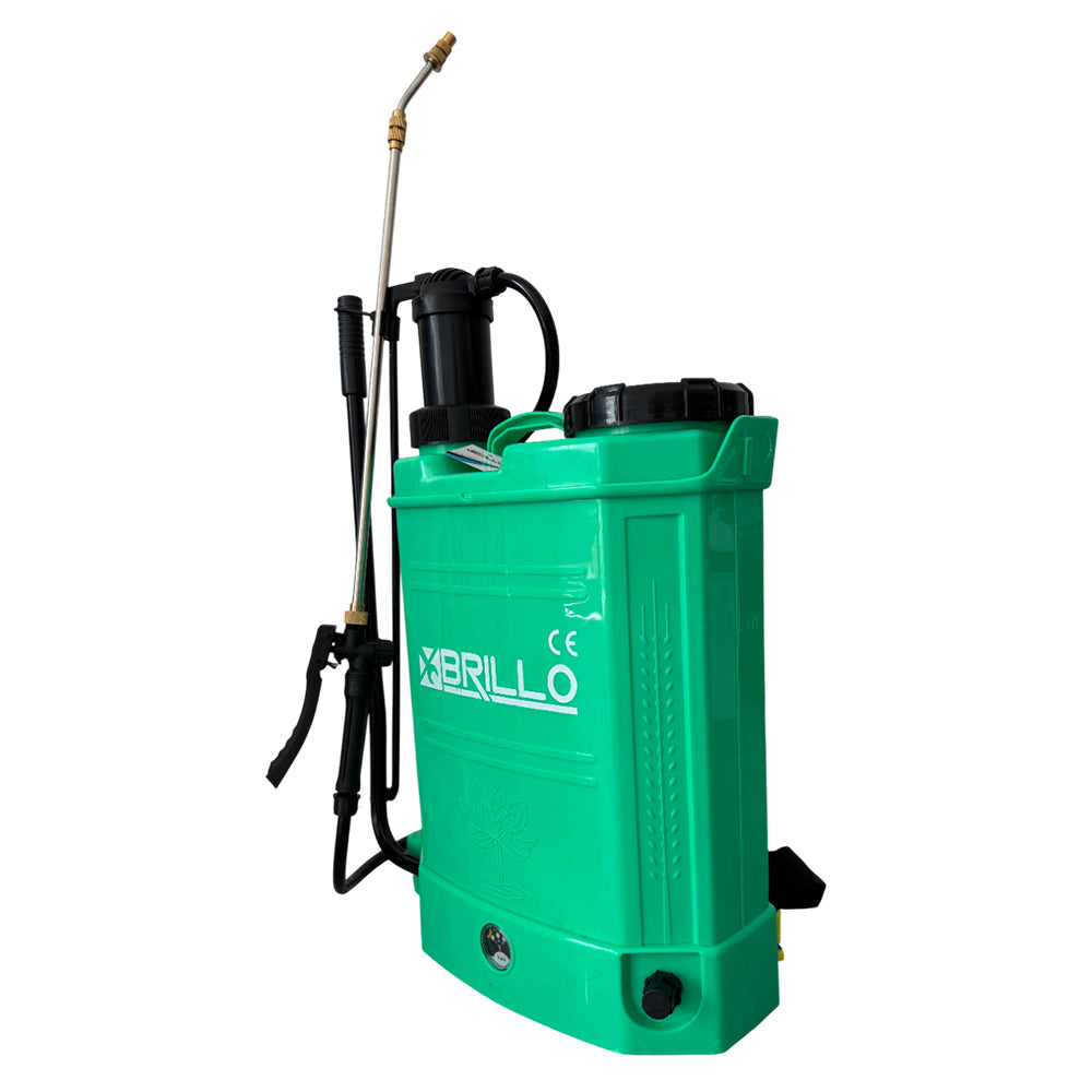 Pompa de stropit Brillo 14L 2 in 1 - manuala si electrica