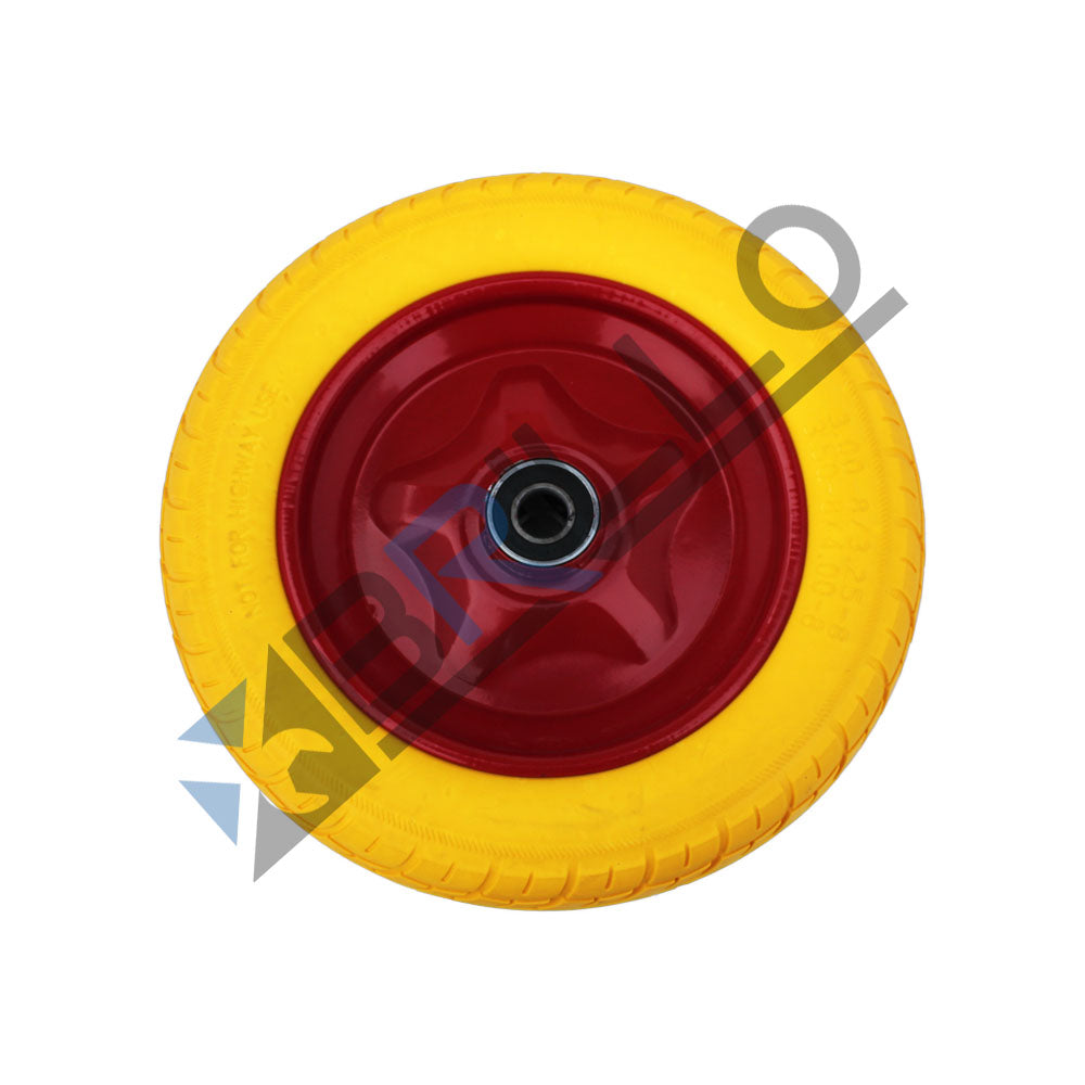 Roata roaba 300-8 cu rulment, ax 20 mm