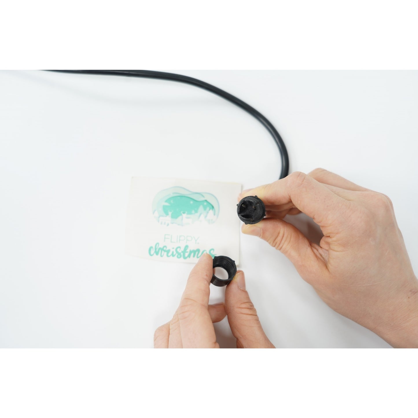 Alimentator pentru furtun luminos, fara joc de lumini, 220 V, 3 A, max, 660 W, Klevo, fir negru