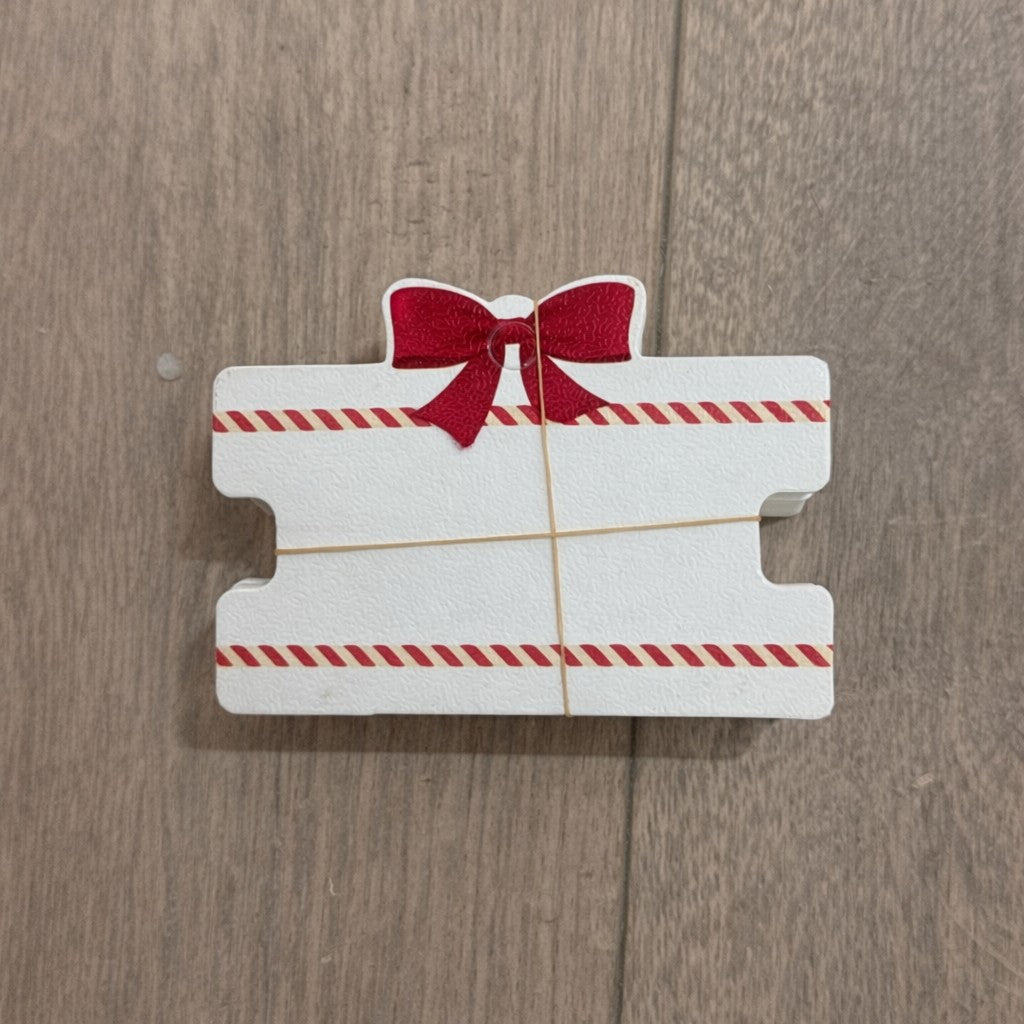 Ambalaje de Carton pentru Martisoare, Klevo, Set 100 Bucati, Cartonase pentru Martisor, Model Funda, 10 x 5 cm, Alb