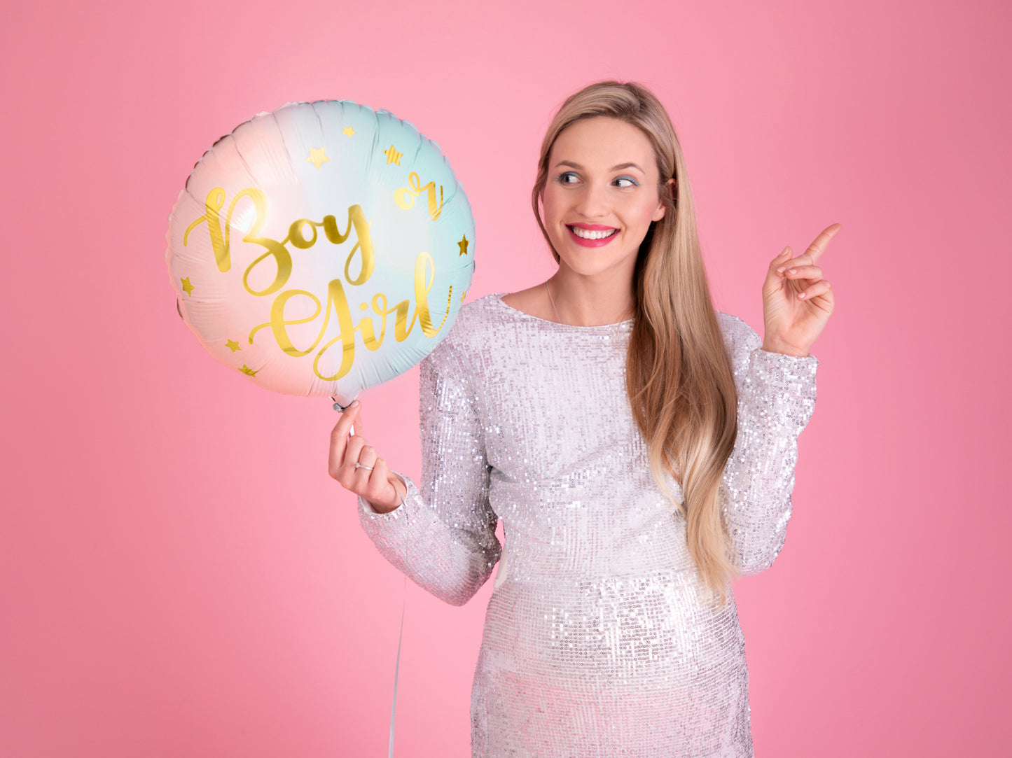 Balon din folie Boy or Girl 35 cm