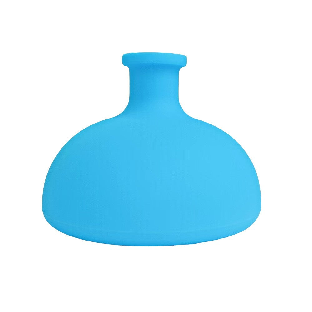 Dispozitiv Terapeutic Sputa, Klevo, Cupa pentru Terapie Toracica, Dispozitiv de Eructare, pentru Sugari si Copii, 7.5 x 6 cm, din Silicon, Albastru
