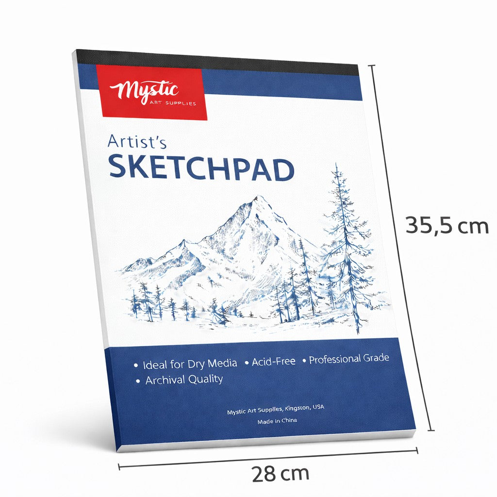 Caiet Schite Perfect Bound, Klevo, 50 File Hartie, 28 x 35,5 cm, Coperta Carton , Albastru