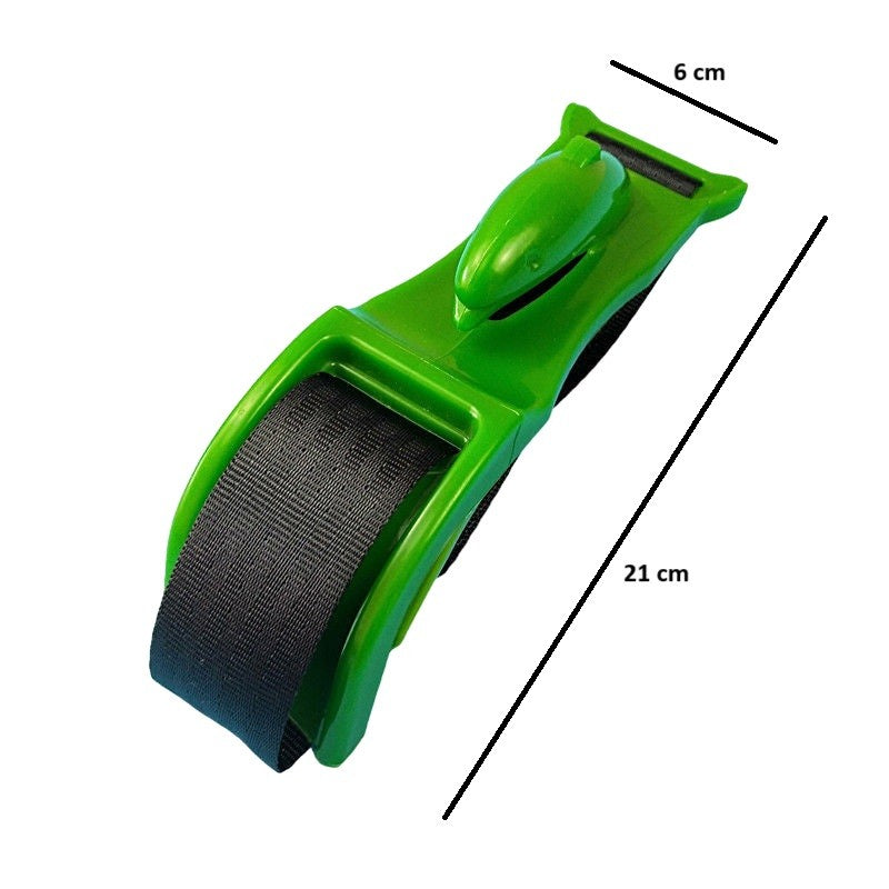 Deviator Centura de Siguranta, Klevo, pentru Burtica Gravidelor, Universal, Ajustabil, 21x6 cm, Model Delfin Verde