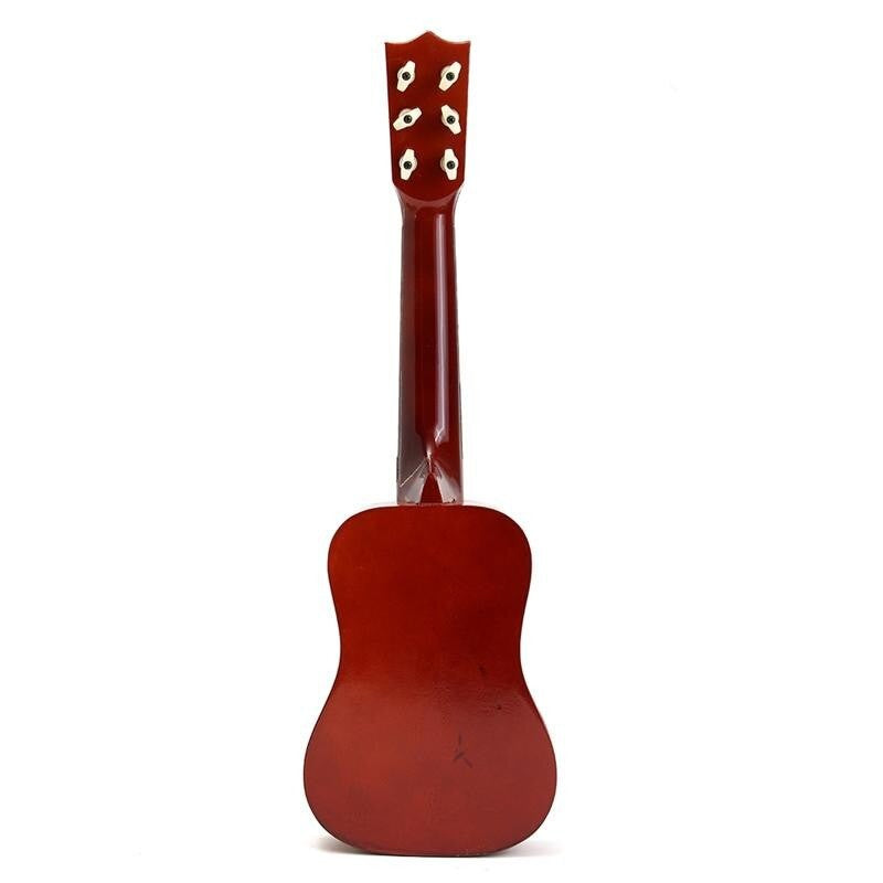 Chitara pentru Copii, Klevo, din Lemn si Plastic, pentru Incepatori, 53.4 x 17.5 x 5.8 cm, Maro Lucios