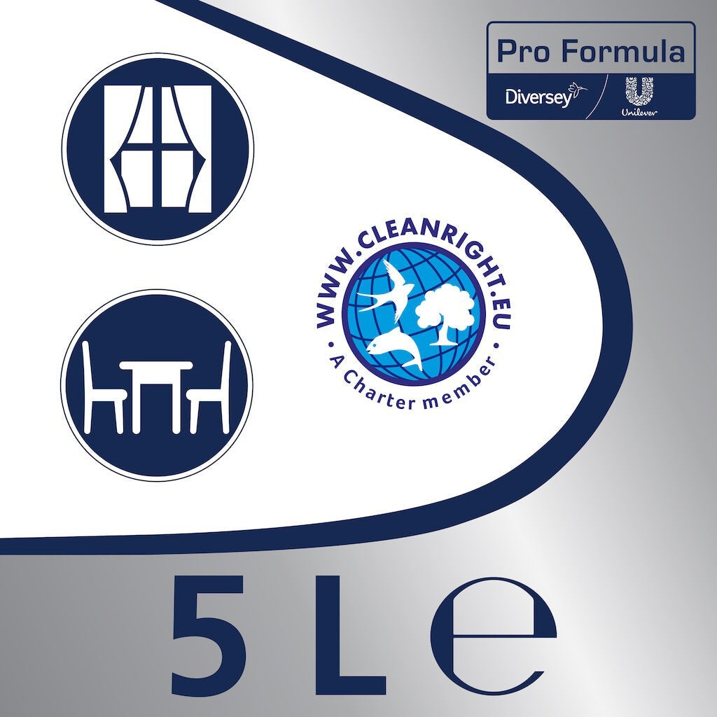 CIF Professional Glass & Multi Surface – Detergent Geamuri si Suprafete 5 L
