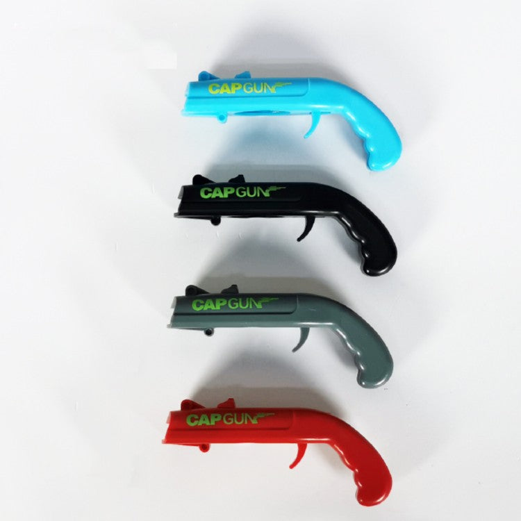 Deschizator de sticle, Klevo, Model Pistol, Plastic, ABS, pentru Dopuri Metalice, 13 x 6 x 3.7 cm, Negru