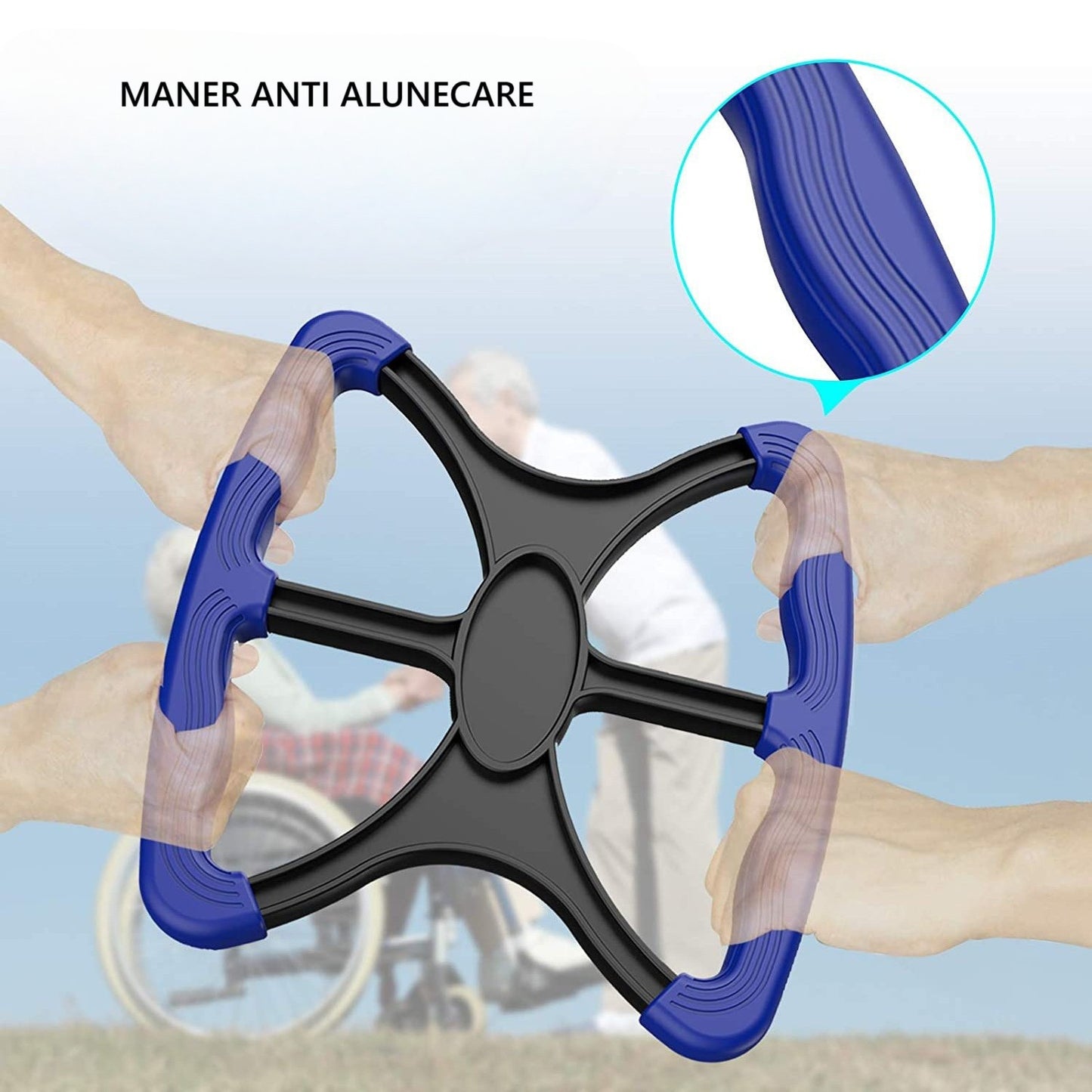 Dispozitiv pentru Ridicare, Klevo, Ajutor Varstnici, din Plastic, Maner Ergonomic, 200 kg, Albastru