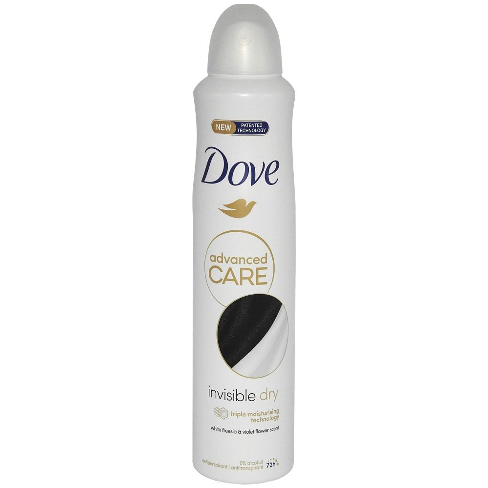 Antiperspirant Deo Spray, DOVE, Invisible Dry, 200 ml