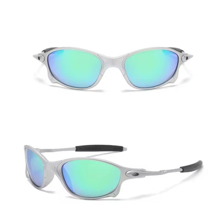 Ochelari de Soare, Klevo, pentru Sportivi, Polarizati, UV400, din Metal si ABS, 14.8 x 14.6 x 1.9 cm, Gri