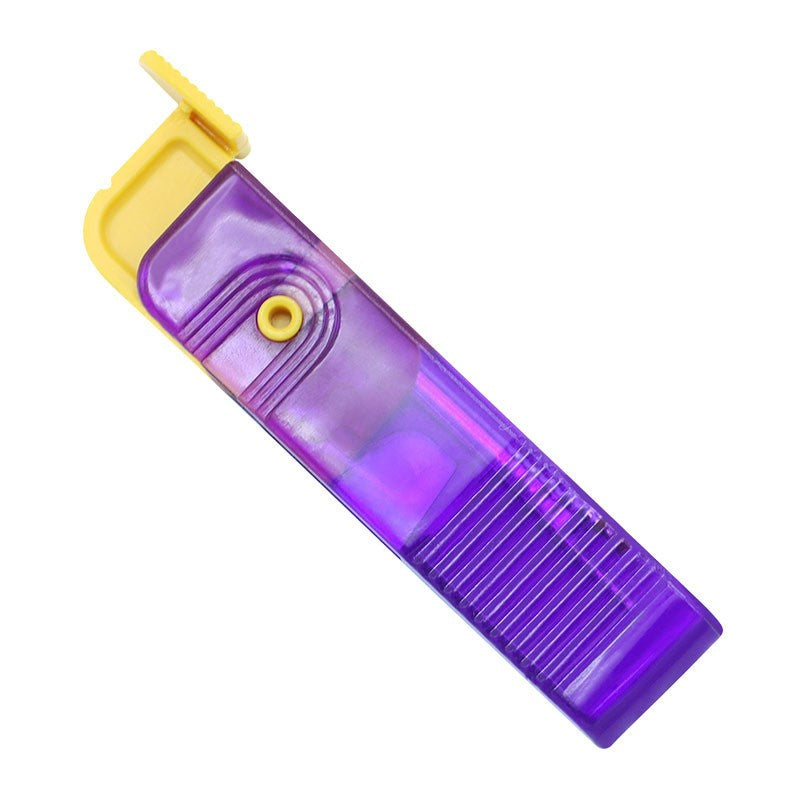 Dispozitiv pentru Descusut, Klevo, Taietor de Etichete, 1.7 x 7 cm, Pliabil, din Plastic, Mov