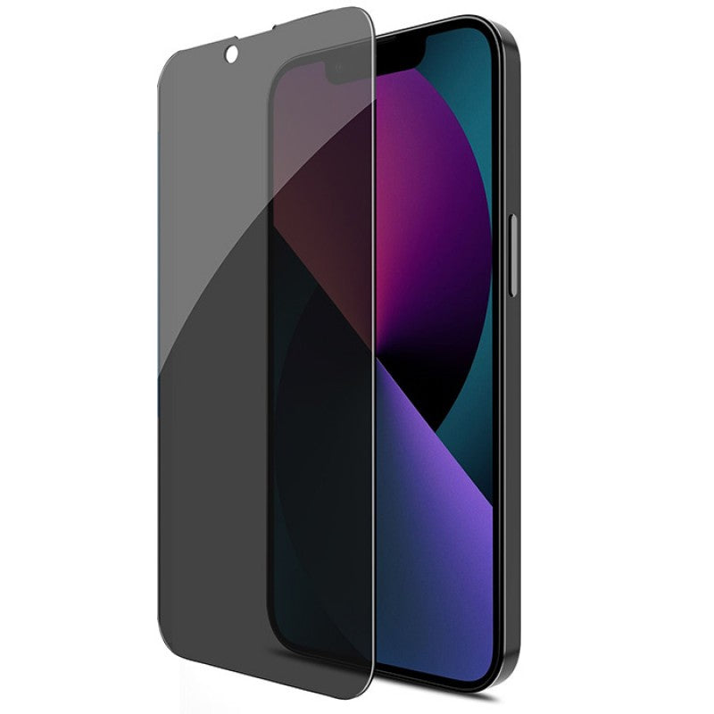 Folie sticla securizata cu sistem de montare usor si rapid Klevo pentru Apple iPhone 14 / 13/ 13 Pro, Privacy, Transparenta