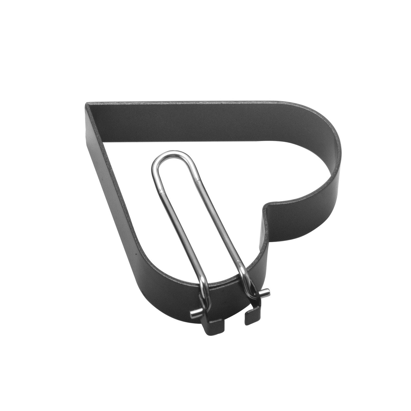 Set 4 forme pentru ou Klevo, din otel, strat antiaderent, diametru 7.5 cm, cu maner din ABS, negru