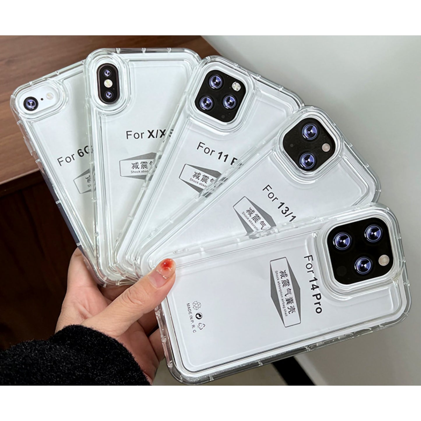 Husa de protectie Klevo, Airbag Shock Absorption, TPU, pentru Samsung A54 5G , Transparent