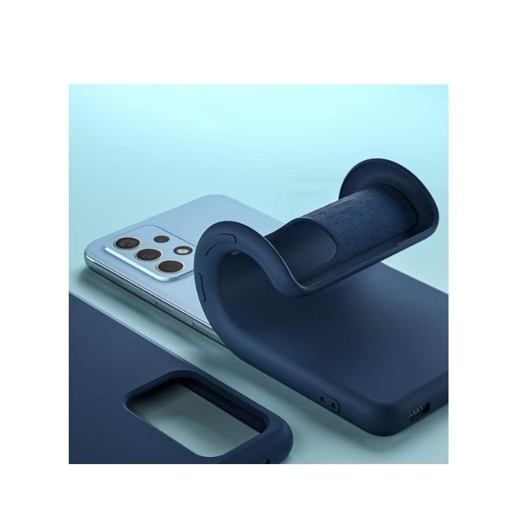 Husa de protectie Klevo compatibila cu Samsung Galaxy A52 Matte Tpu Albastru inchis