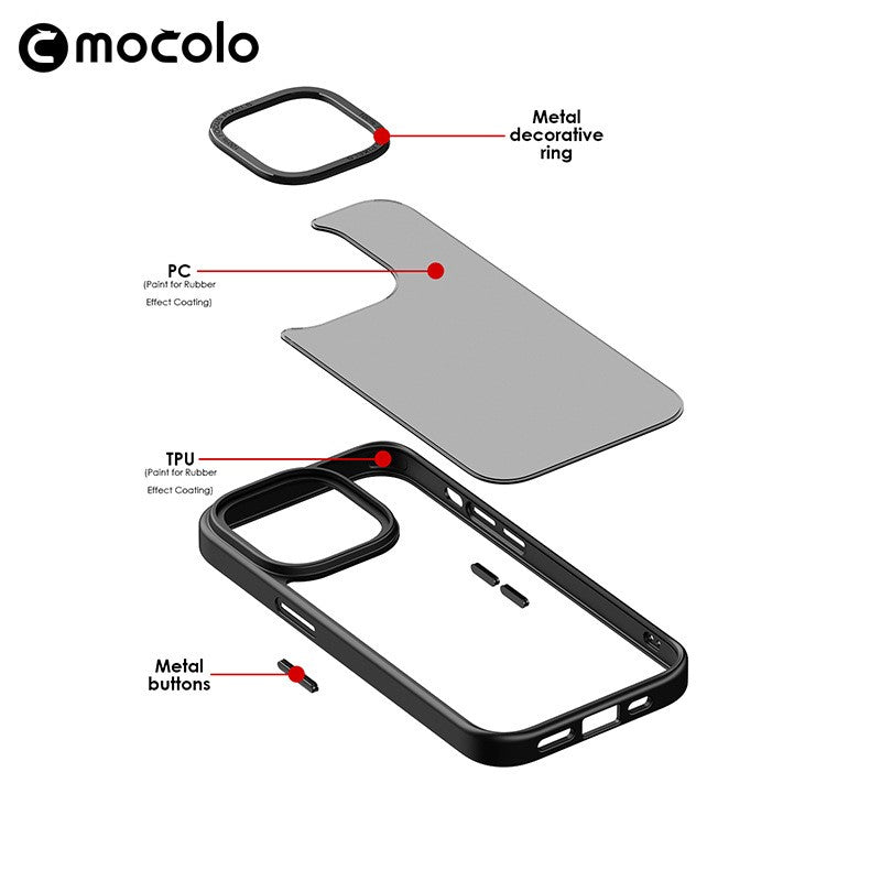 Husa de protectie pentru iPhone 14 Plus, cu suport metalic pentru camera, Bracket Series, Klevo, Protectie Antisoc, PC mat, silicon moale pe margini, Albastru