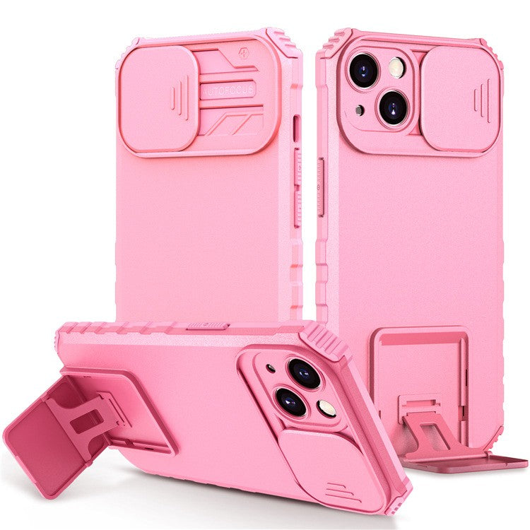 Husa Defender cu Stand pentru Samsung Galaxy A52 / A52 5G, Roz, Suport reglabil, Antisoc, Protectie glisanta pentru camera, Klevo
