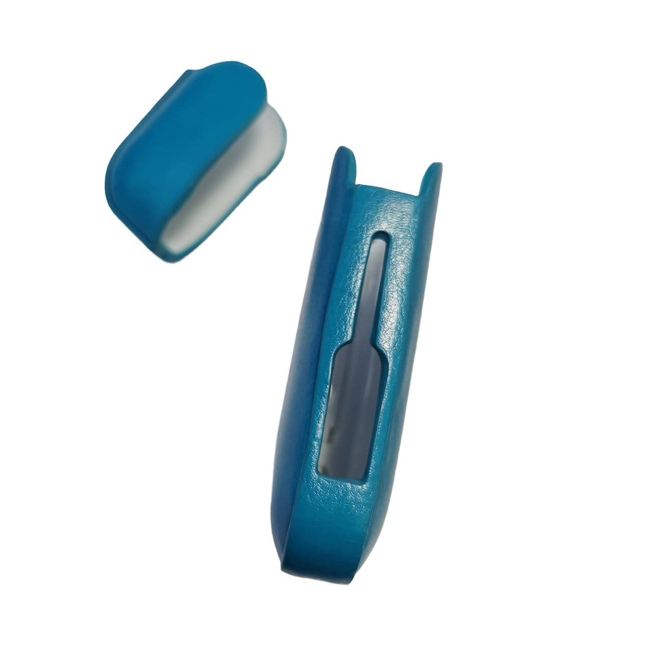 Husa Klevo pentru IQOS 2.4 Plus, Capac de Protectie, Anti Soc si Zgarieturi, din Piele Ecologica, 43 g, 12 x 6 x 2.5 cm, Turcoaz