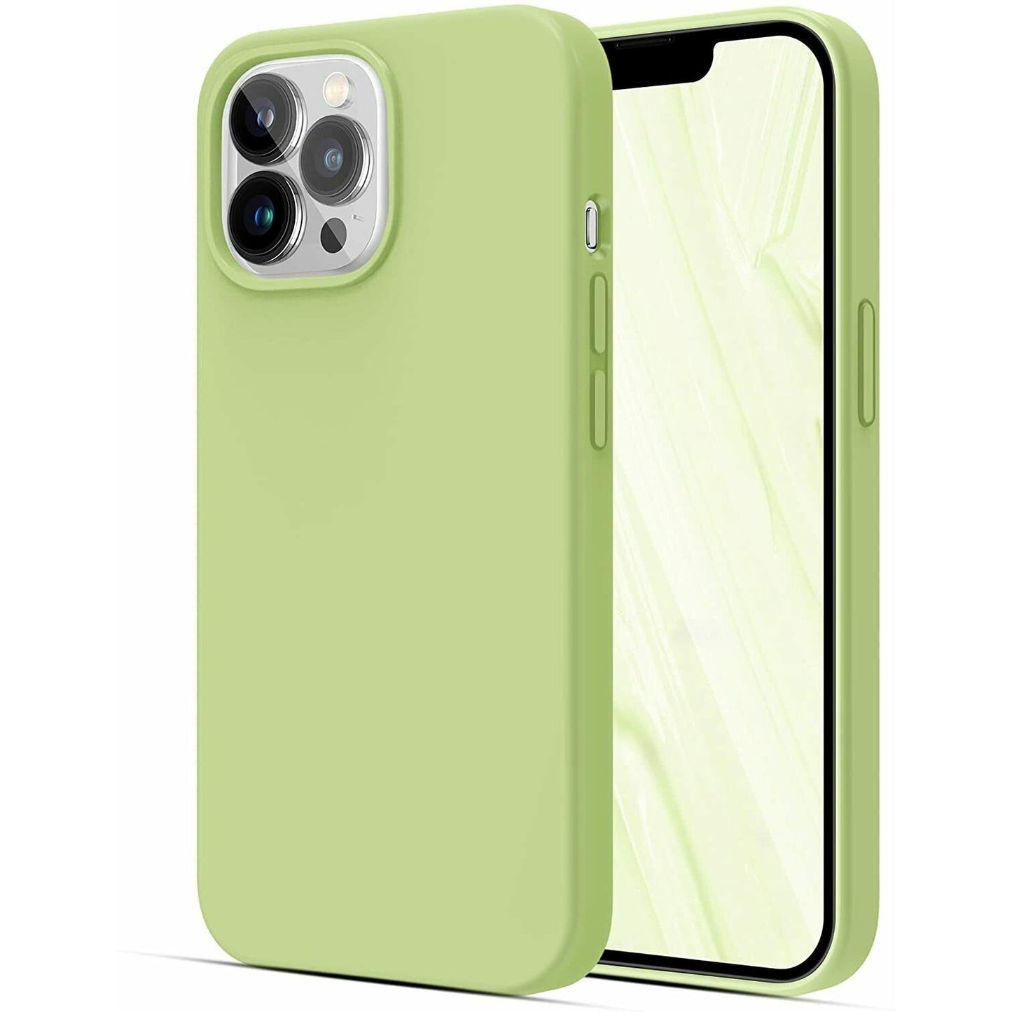 Husa protectie Klevo compatibila cu Apple iPhone 13 Matte Tpu Verde Mat