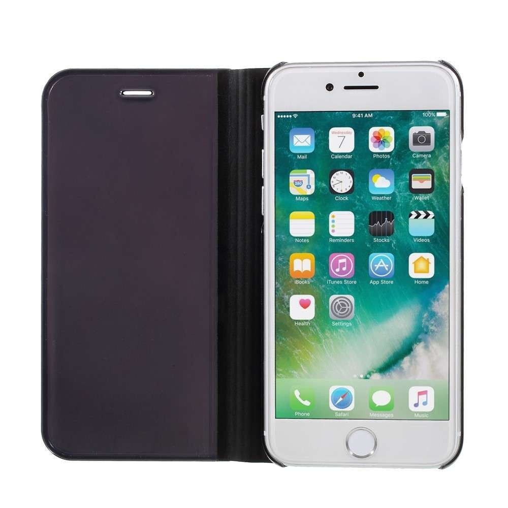 Husa Samsung A71 Flip Cover Oglinda Negru