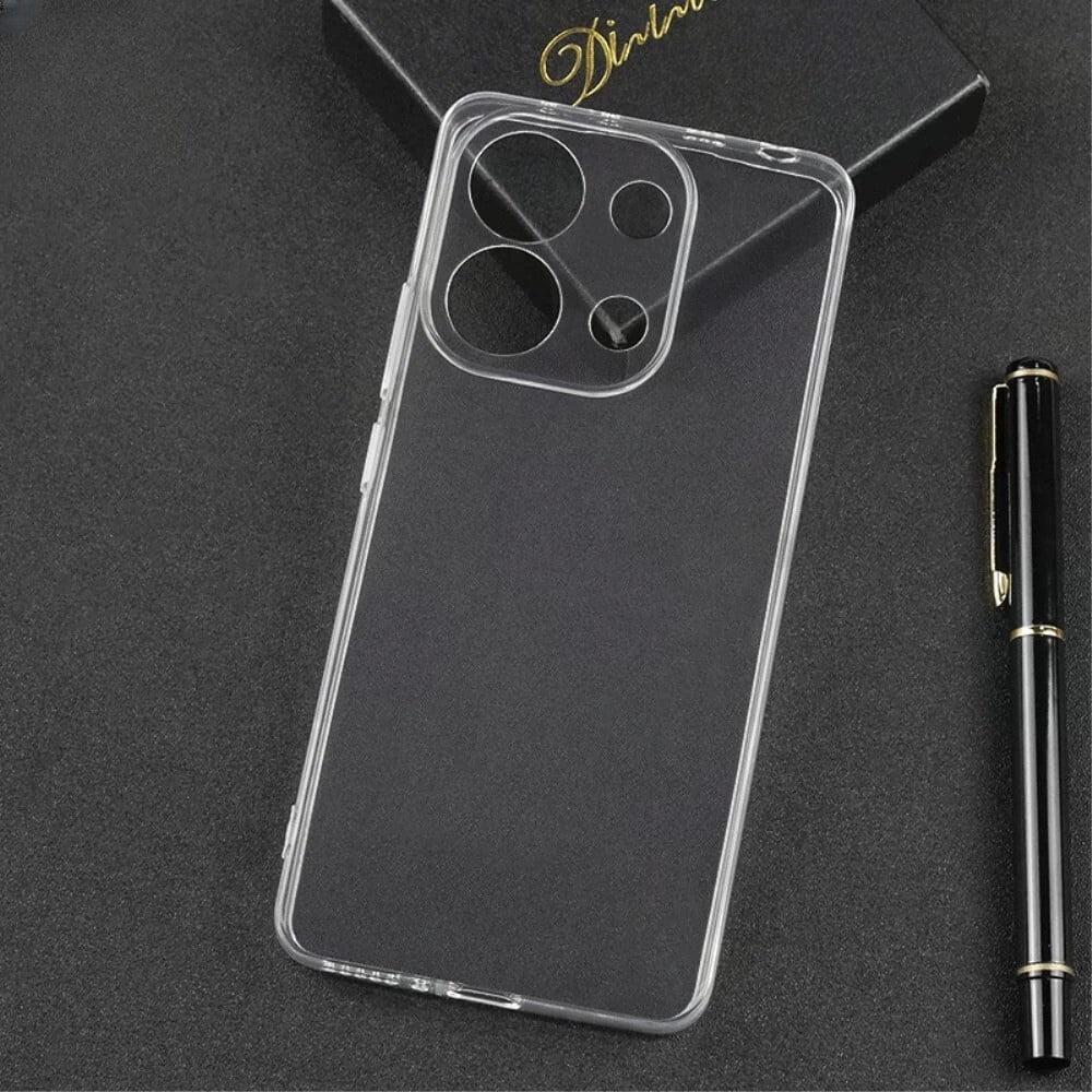 Husa Telefon, Klevo, Compatibila Xiaomi Redmi Note 13 Pro 4G, Carcasa TPU, Protectie Camere, 1.5 mm, Transparent