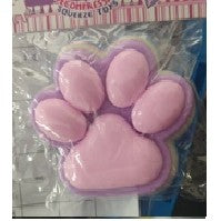 Jucarie Antistres Squishy, Klevo, cu Revenire Lenta, Labuta de Pisica Pufoasa, 8.5 x 7.5 cm, Ambalaj Transparent, Mov Roz