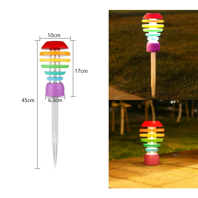 Lampa solara LED design modern pentru gradina Klevo, inaltime 45 cm, 2 moduri de utilizare, 45 x 10 cm, material sticla si ABS, 2V, ABS, 600mAh, alb cald si alb rece, mulicolor