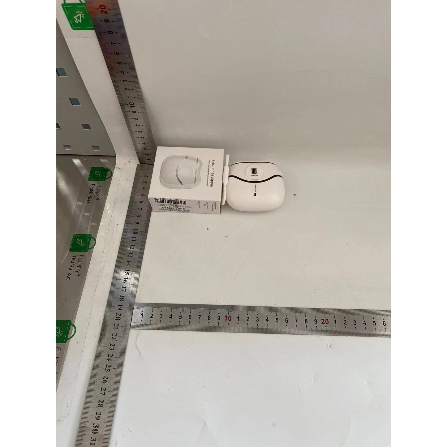 Unghiera Electrica, Klevo, Pentru Copii si Adulti, Portabila cu 2 Baterii AA, Zgomot redus 50 db, 7.4 x 7.3 x 3 cm, Alb Negru