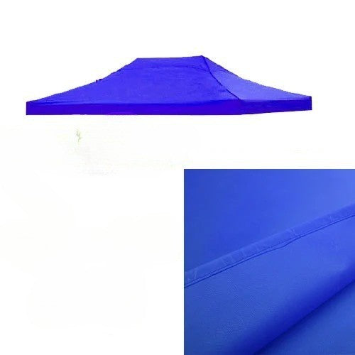 Prelata Copertina pentru Cort tip Pavilion, Klevo, Invelis Impermiabil din Material Textil Oxford 700D, Varf Plat Cauciucat, 4.3 x 2.9 m Albastru
