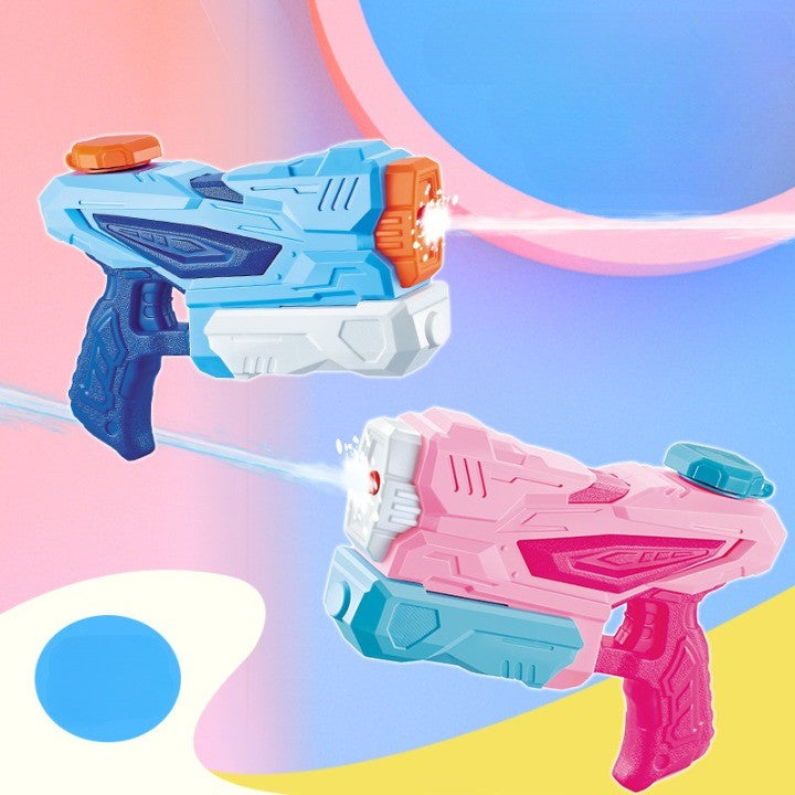 Pistol cu Apa pentru Copii, Rezervor, Pentru Piscina/Plaja, Klevo, 6ani+, 3 duze, Roz, 300ML