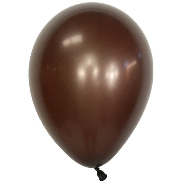 Set 10 Baloane din Latex, Klevo, Model Party, 30 cm, 5x Maro, 5x Bej, 2.8 g