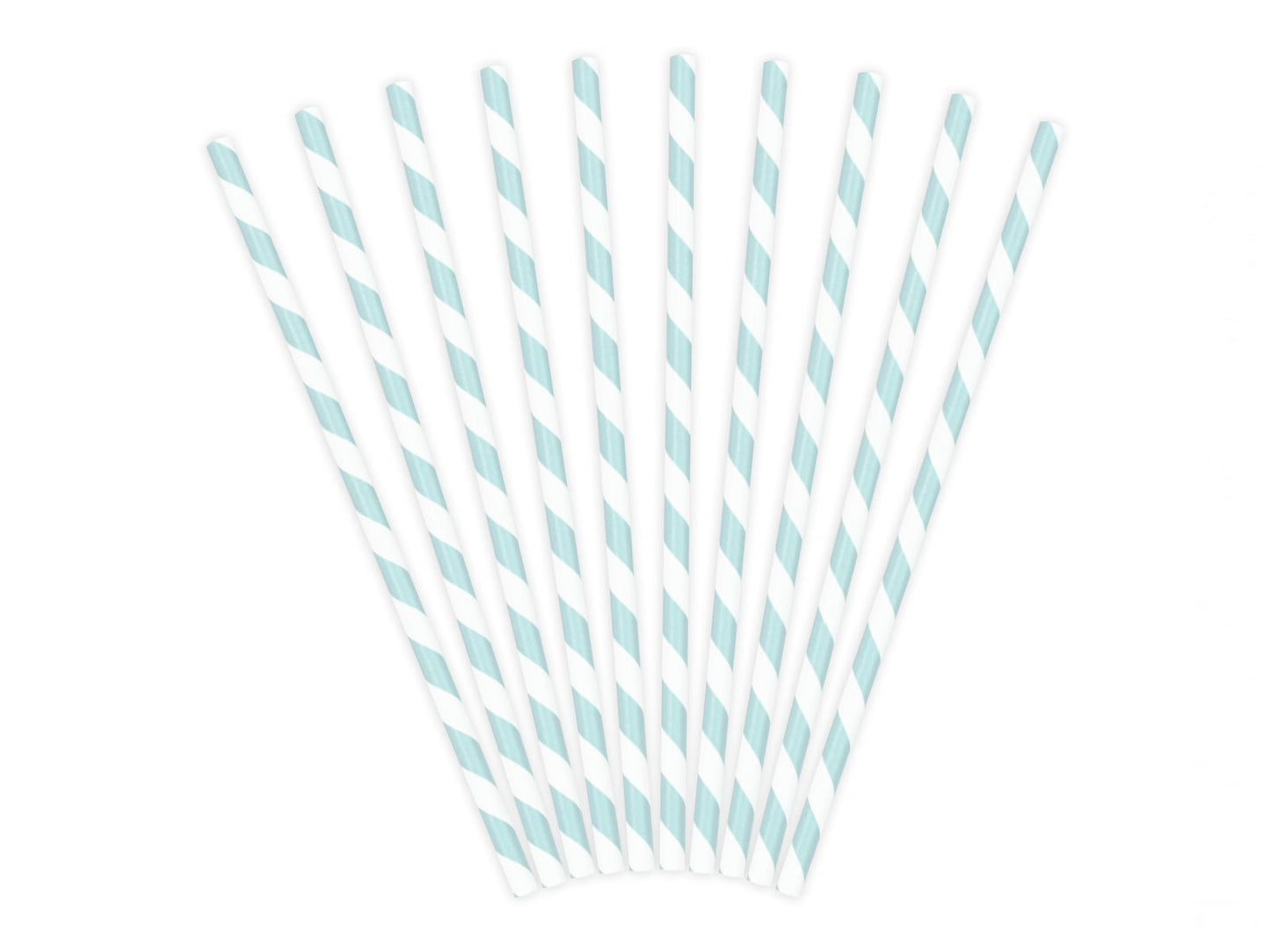 Set 10 paie, albastru deschis, 19.5cm