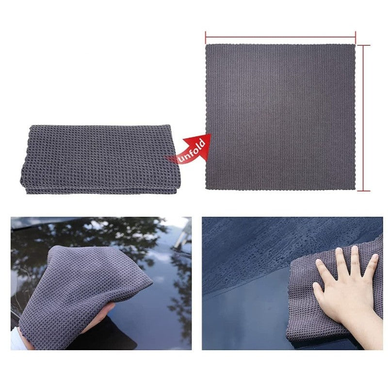 Set 12 Accesorii pentru Curatare Auto, Klevo, Interior si Exterior, Curatare Jante, Cauciucuri, Gri