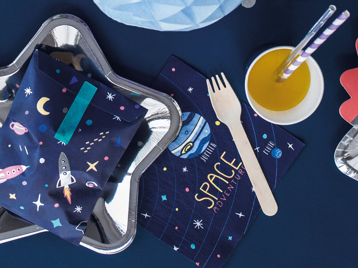 Set 20 servetele Space Party, 33x33cm