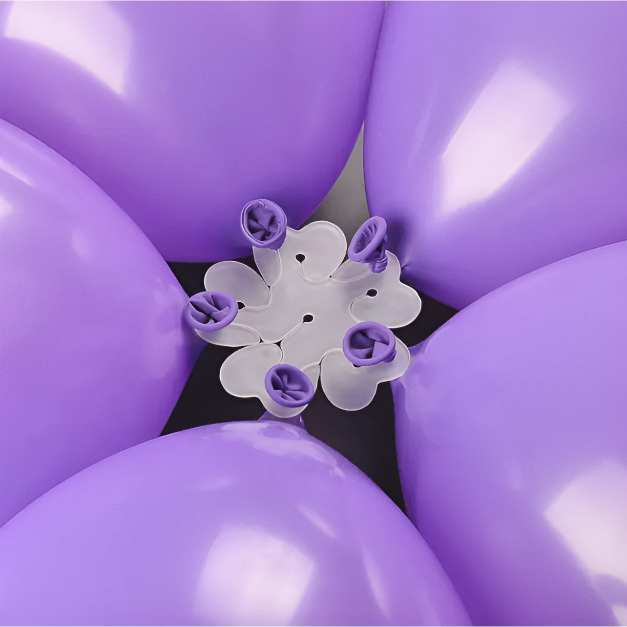 Suport pentru Baloane, Klevo, Care Formeaza o Floare, cu Doua Straturi, pentru 11 Baloane, 8x8cm, 4.6g