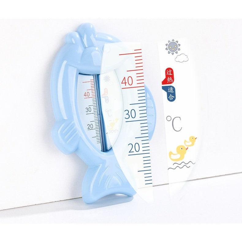 Termometru pentru Baie, Klevo, Plutitor, Rezistent la apa, Multifunctional, Model Peste, 15.5x9.5x2 cm, Albastru