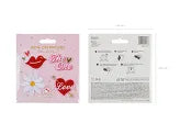 Transferuri termoadezive Love, mix, 5,5-6,5x3,5-4,5cm