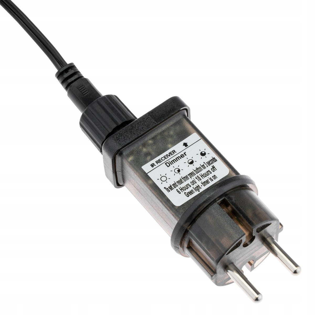 Transformator cu Telecomanda Inclusa, Klevo, Flash, pentru Instalatii Luminioase LED, Suporta pana la 1200 LED-uri, 31 v, Negru