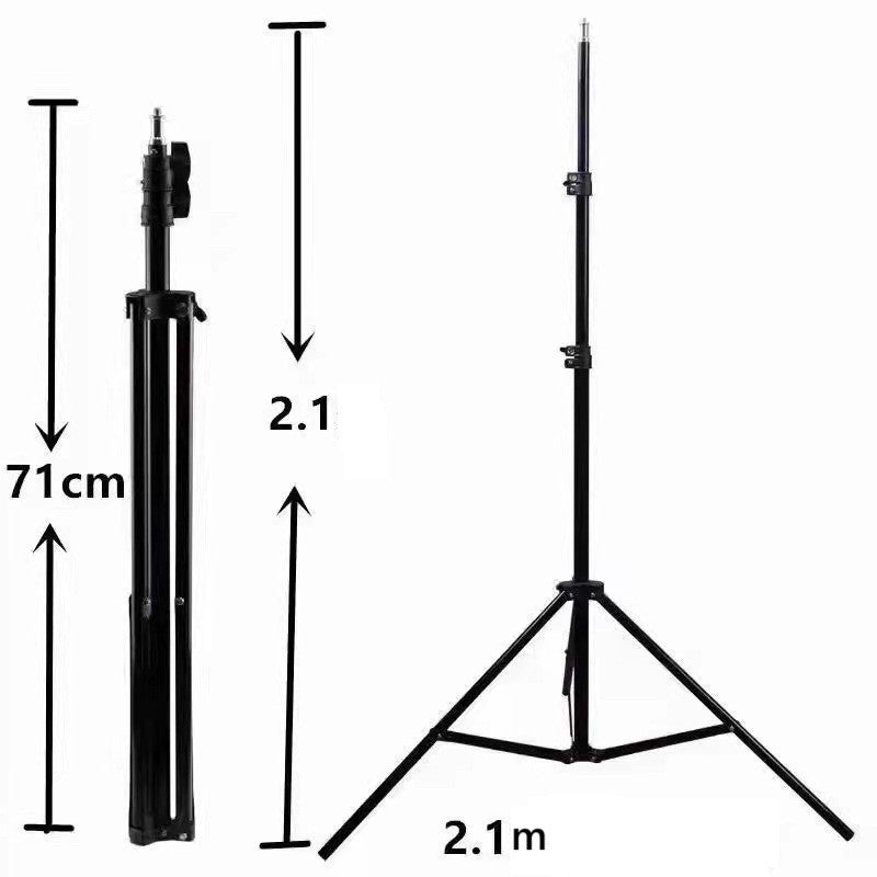 Trepied, Klevo, 210 cm, Metalic, Extensibil, 5 x 5 x 71 cm, Negru