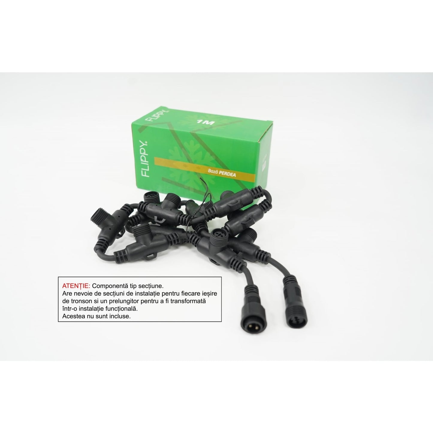 Tronson Klevo, 1 m IP65, Fir Negru