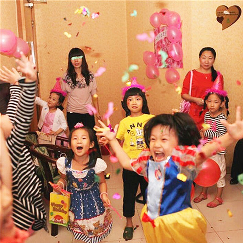 Tub de Confetti, Klevo, Clasic, 30x5 cm, Confetii Asortate din Plastic, Eliberare prin Rasucire, Multicolor