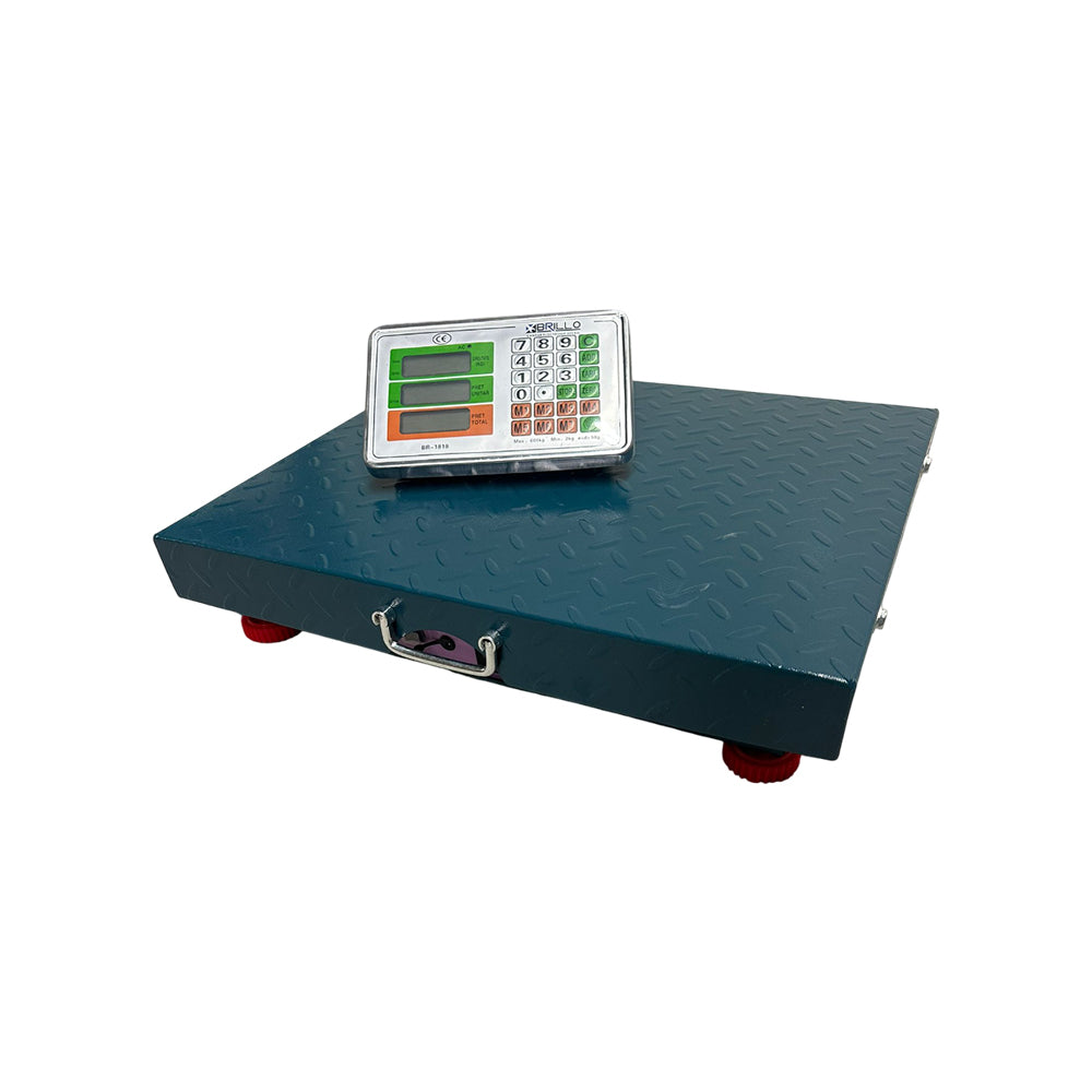 Cantar platforma wireless capacitate 600 kg, afisaj LCD, platforma metalica