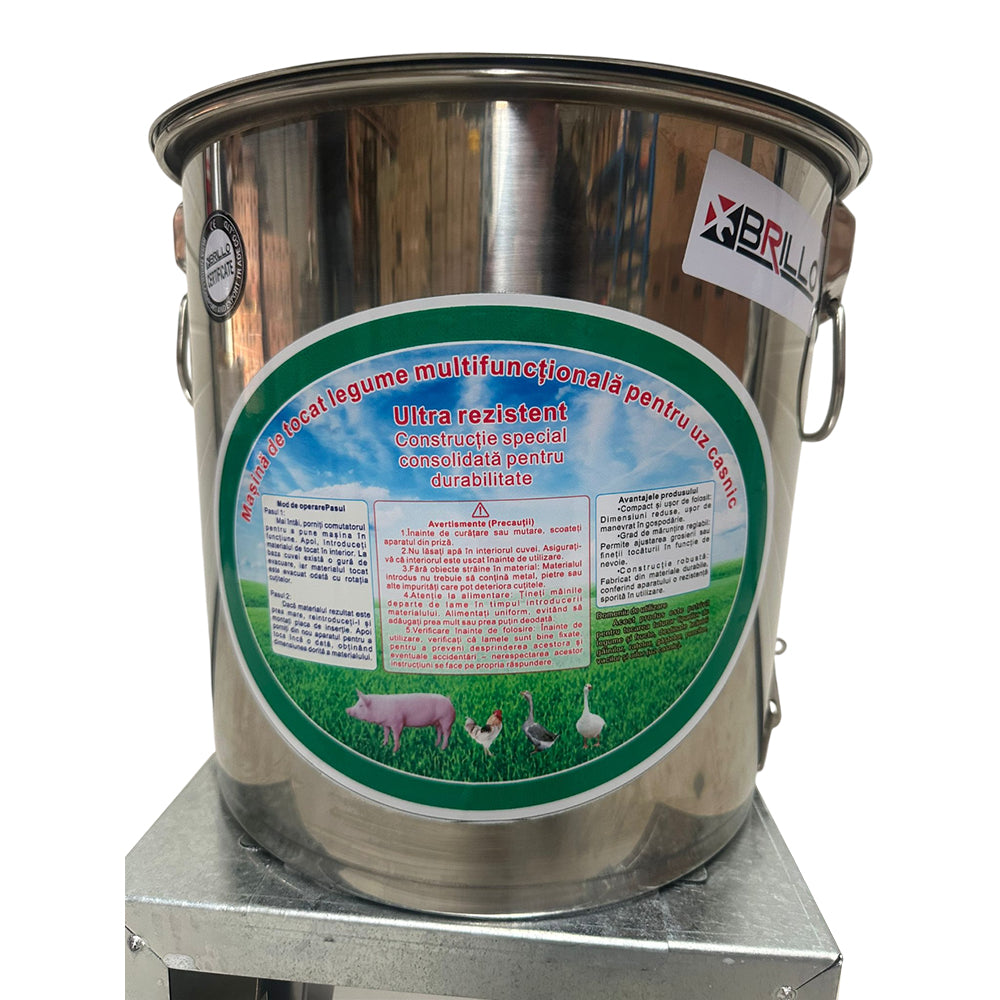 Masina de tocat legume 5L, cu motor electric inclus 2200W Brillo