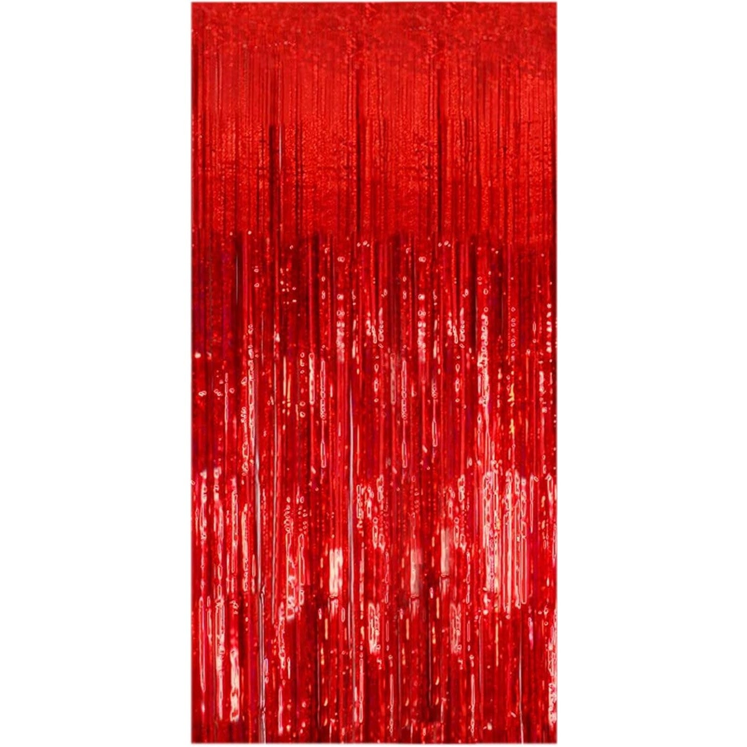 Perdea Franjurata, Klevo, Model Decor Petrecere, pentru Fundal de Poze, Amenajare Colorata a Petrecerii, Dimensiune 100x200 cm, Rosu