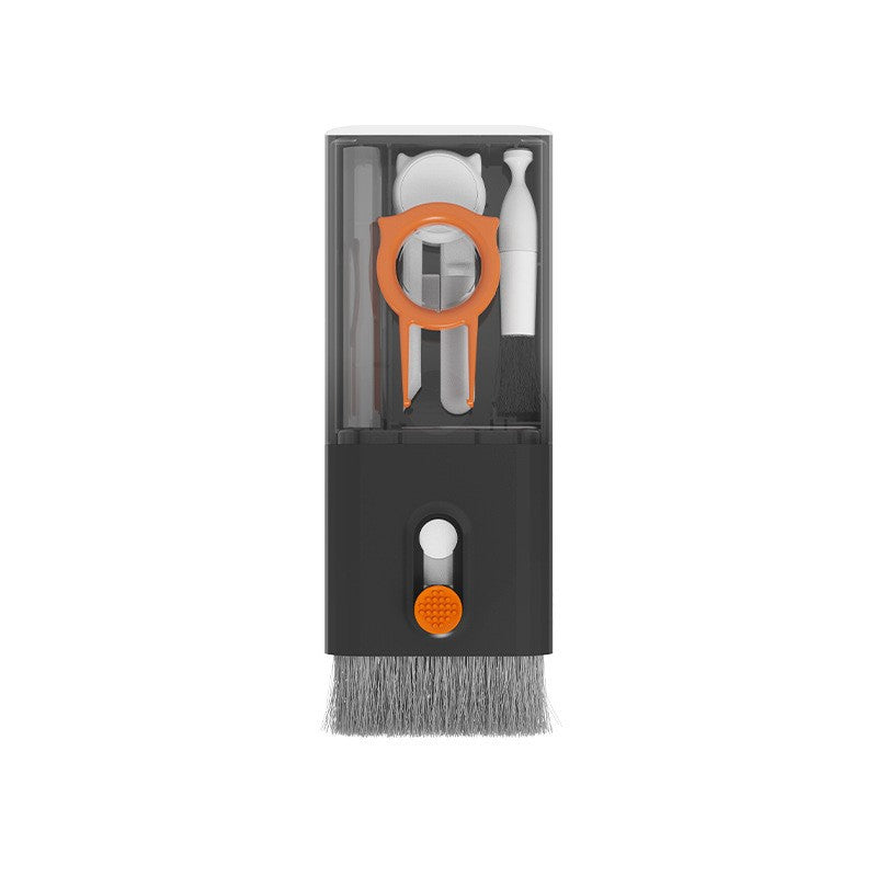 Kit Multifunctional de Curatare Produse Electronice 10in1, Klevo, pentru Laptop, Tastatura, Telefon, Casti, Negru