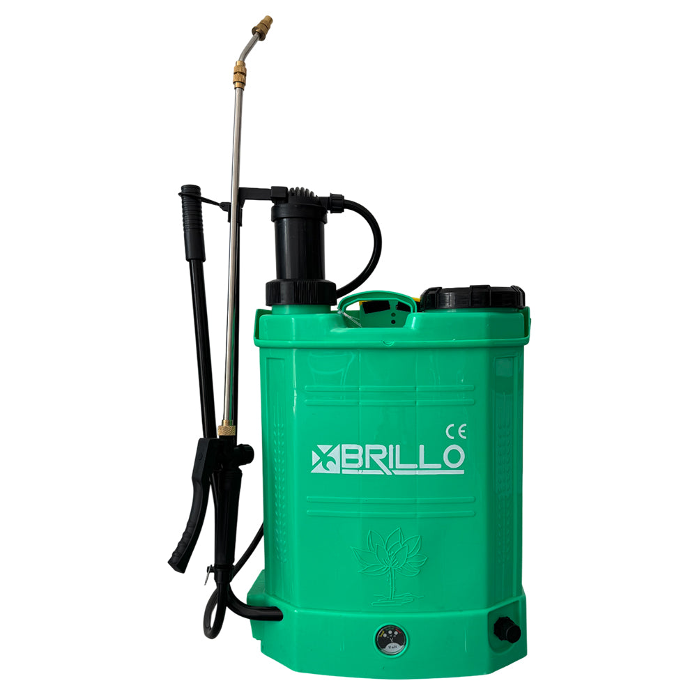 Pompa de stropit Brillo 14L 2 in 1 - manuala si electrica