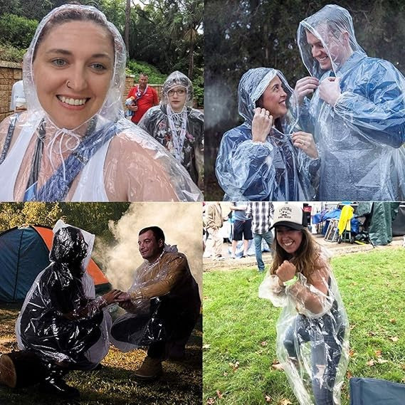 Pelerina de Ploaie, Klevo, pentru Adulti, 150 x 90 cm, Tip Poncho, Impermeabila, de Unica Folosinta, 30 g, Transparent
