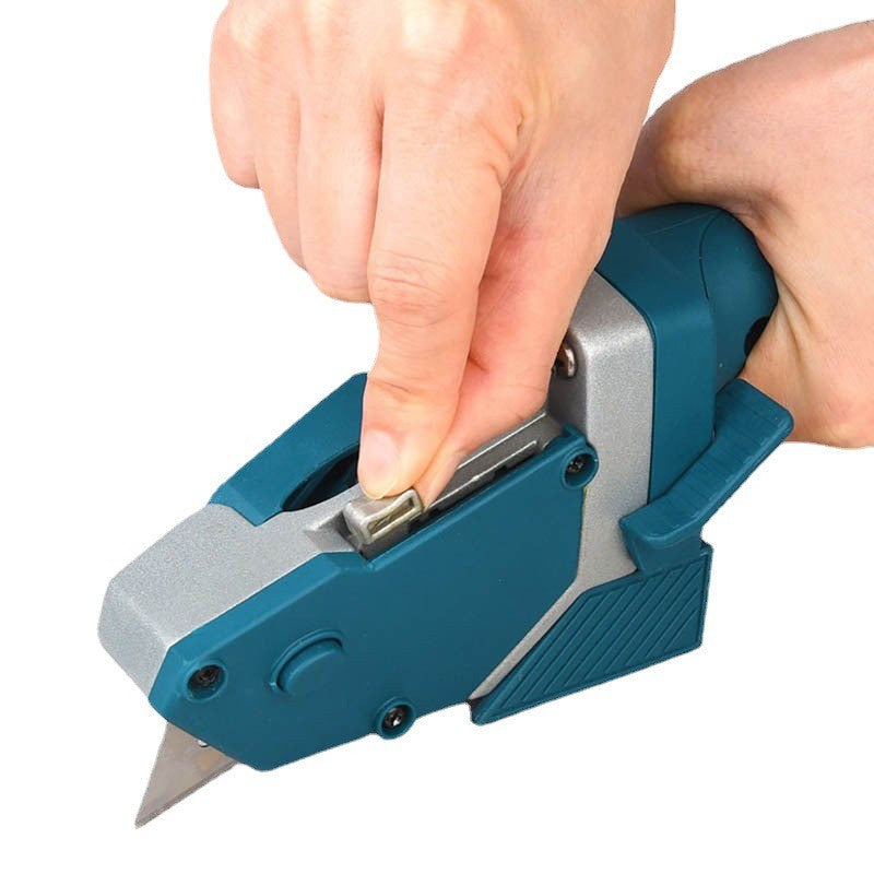 Instrument Manual pentru Bricolaj, Klevo, Ruleta Incorporata, Taiere Gips si Carton, 23x7 cm, Albastru