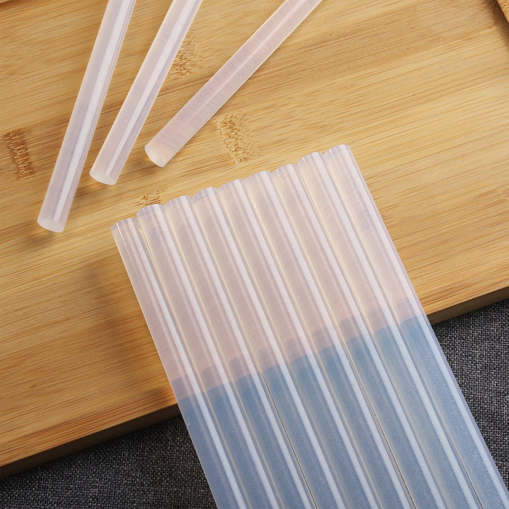 Batoane Adeziv Terminc, Klevo, Pentru Pistol de Lipit, Silicon Transparent, Lipire Calda, Diametru 7 x 150 mm, Transparent